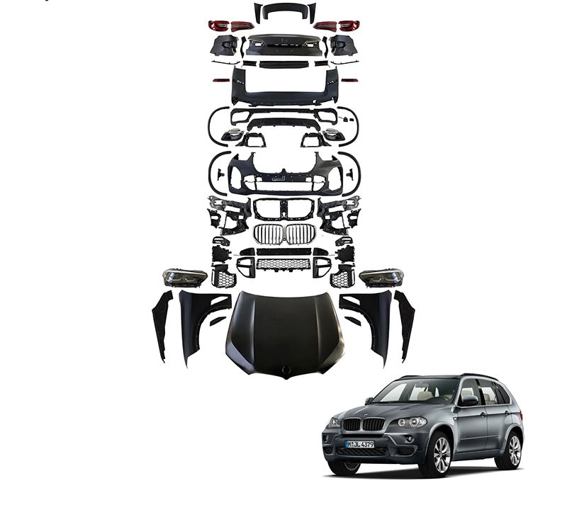 BMW X5 E70 Convert To G05 Facelift Body Kit