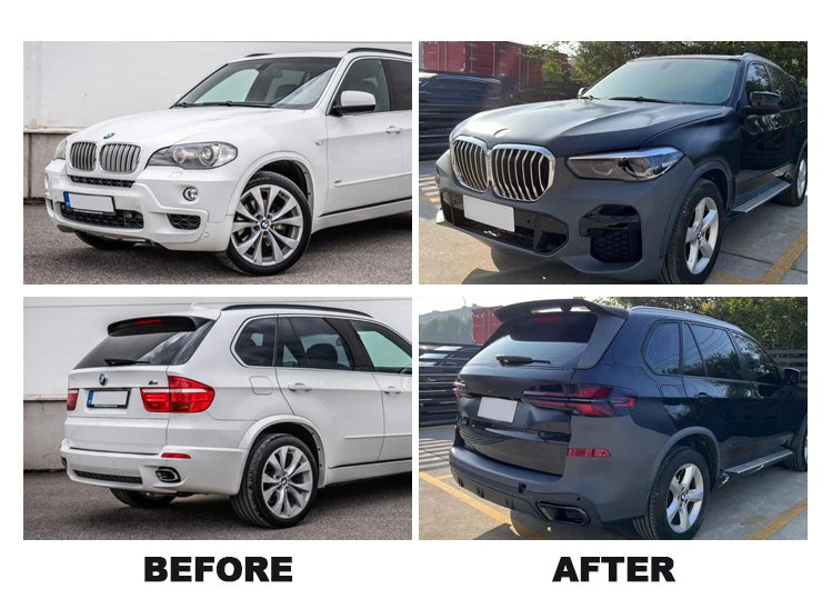 BMW X5 E70 Convert To G05 Facelift Body Kit