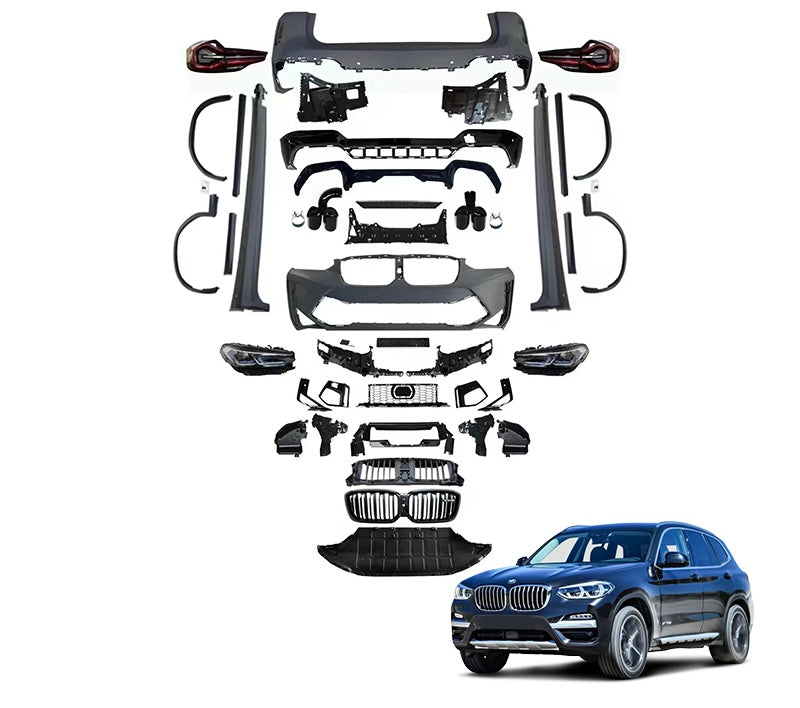BMW X3 F97 LCI Conversion To X3M G01 Body Kit Old To New Facelift Kit Bumper