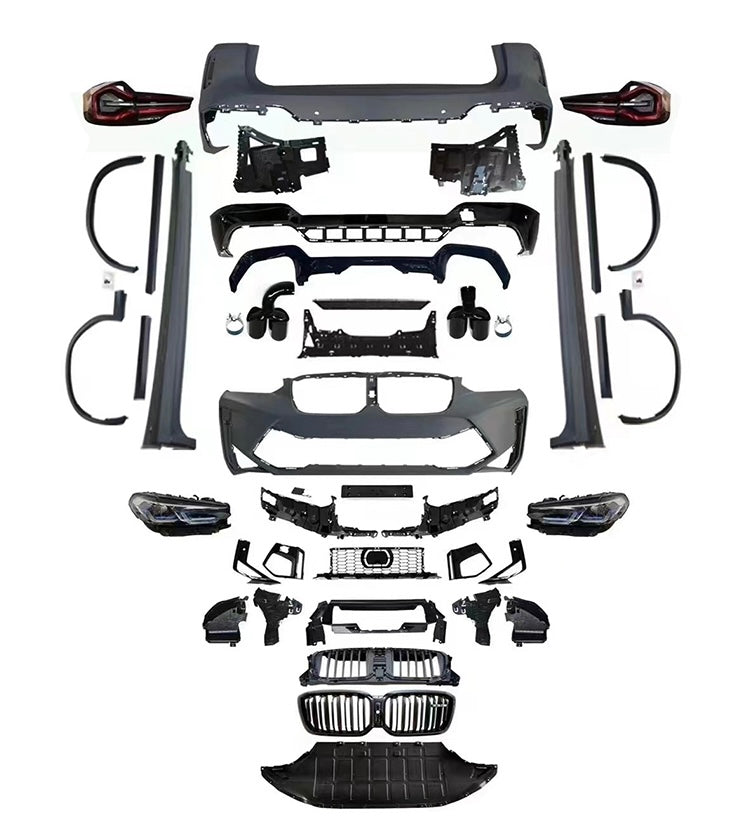 BMW X3 F97 LCI Conversion To X3M G01 Body Kit Old To New Facelift Kit Bumper