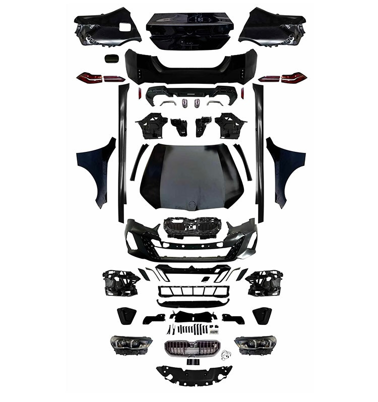 BMW 5 Series F10/F18 Upgrade To G60/G68 Facelift Body Kit Bumper Head Lights Hood Side Skirt