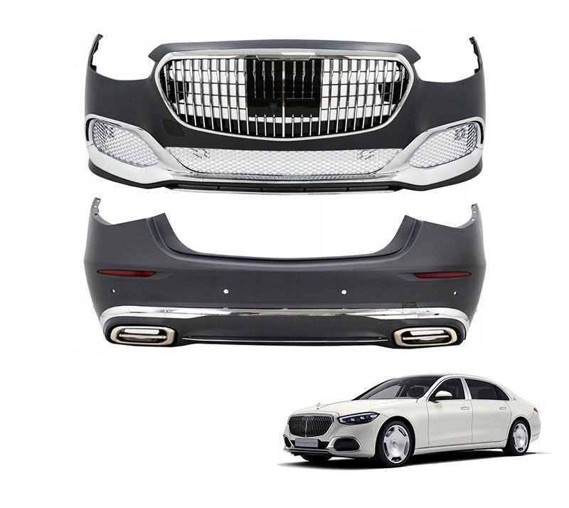 Mercedes Benz S-class S400 S450 S500 S580 S680 W223 S63 S65 Maybach Convert Body Kit Bumper Side Skirt