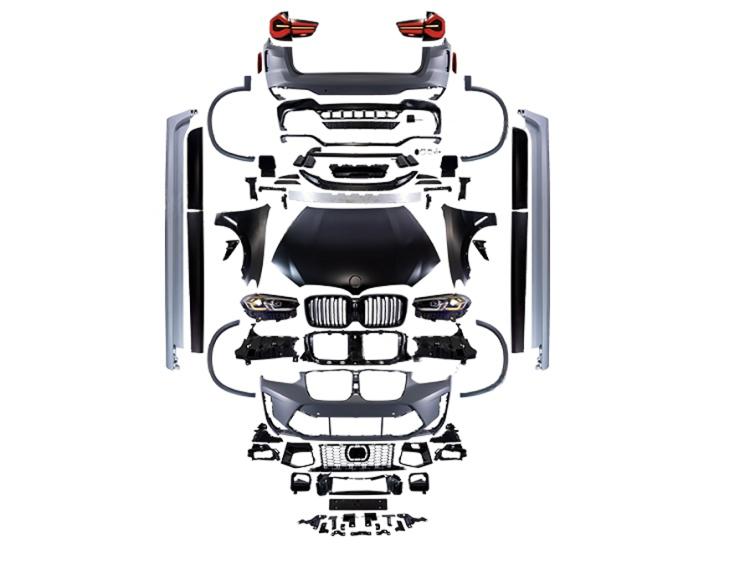 BMW X3 F25 Upgrade X3 F97 LCI Body Kit Bumper/Head Lights/Taillights/Bonnet/Side Skirt