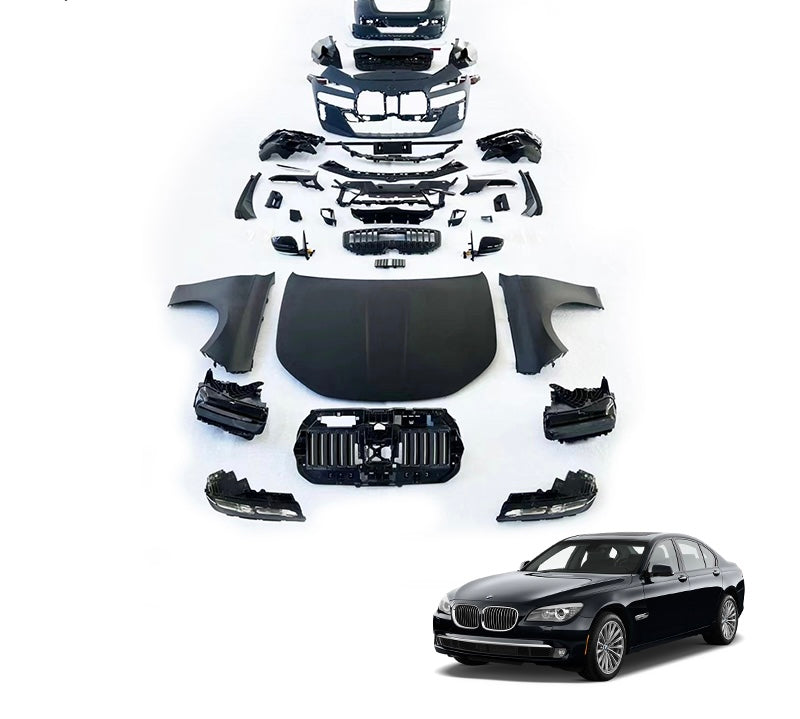 BMW 7 Series F02 Convert To G70 Facelift Body Kit Old to NEW Bumper Hood Fender