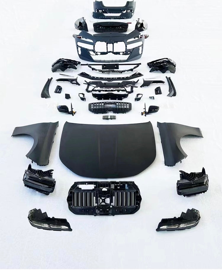 BMW 7 Series F02 Convert To G70 Facelift Body Kit Old to NEW Bumper Hood Fender